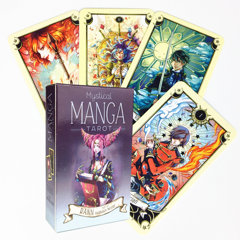 Board Game English For Kids - Cartas de Tarot de Manga mística,
