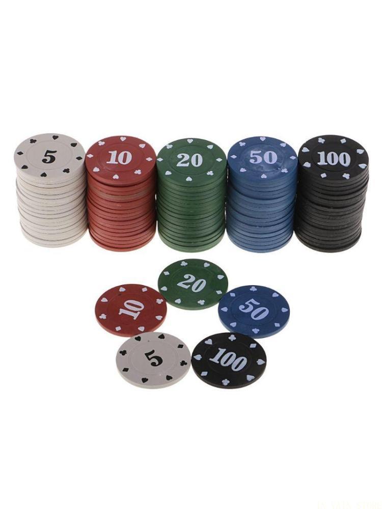 Board Game Vault - M5TC 100 Uds. Juego fichas póquer