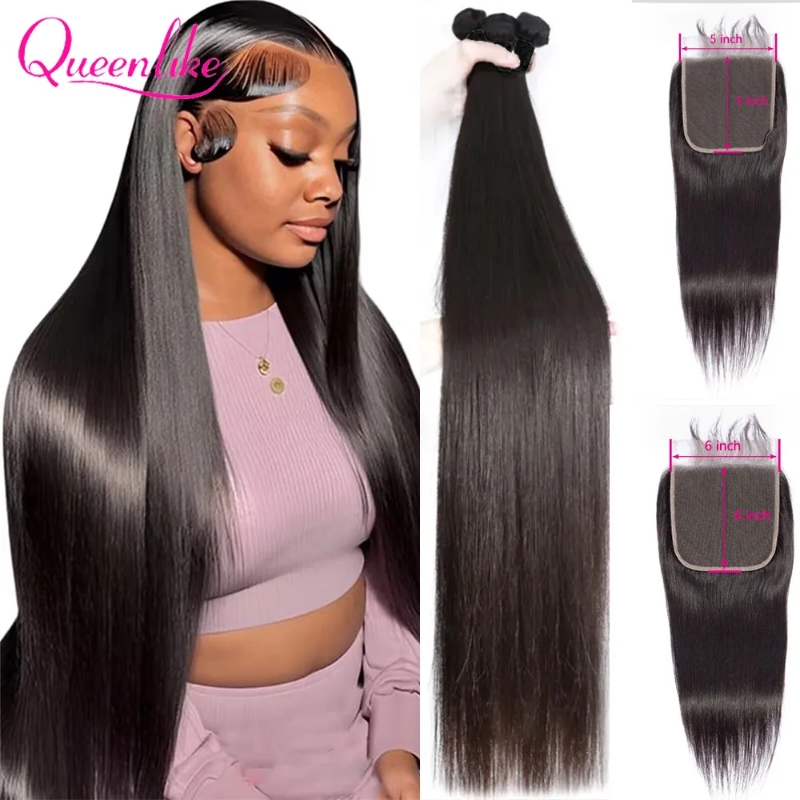 Board Game Queen - Extensiones de cabello humano liso de
