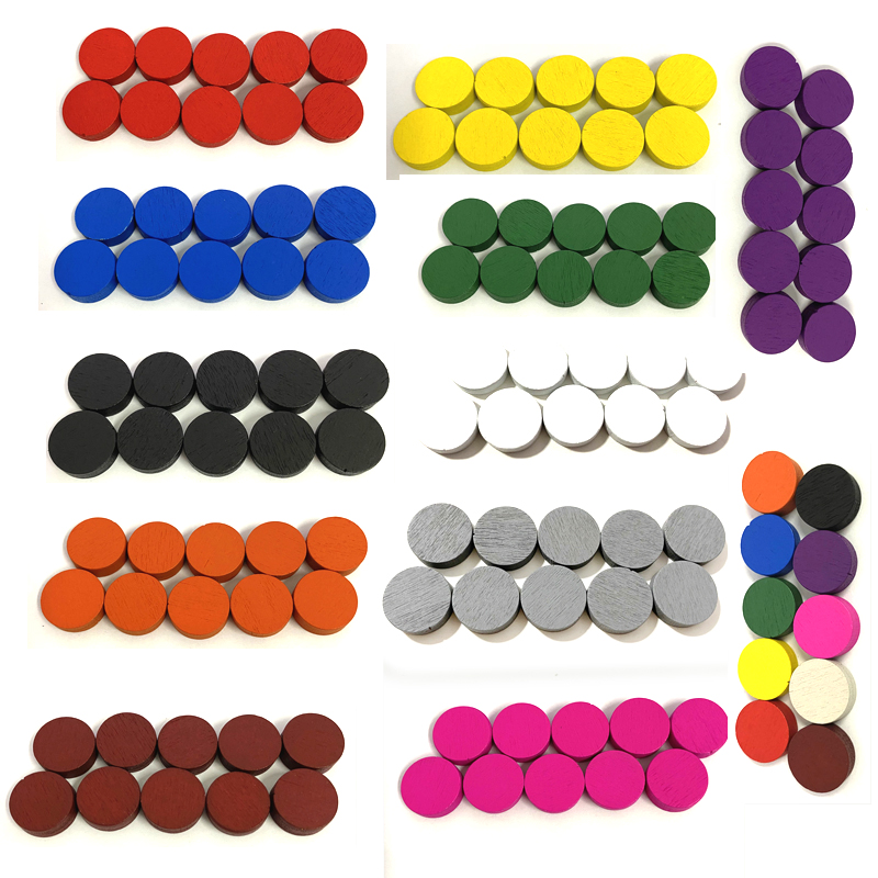 Board Game Verdant - 100 piezas de juego de peón