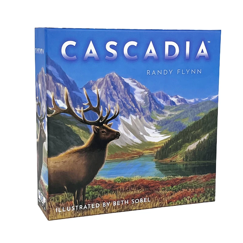 Board Game English For Kids - Juego de Mesa Cascadia LANDMARKS, Tablero
