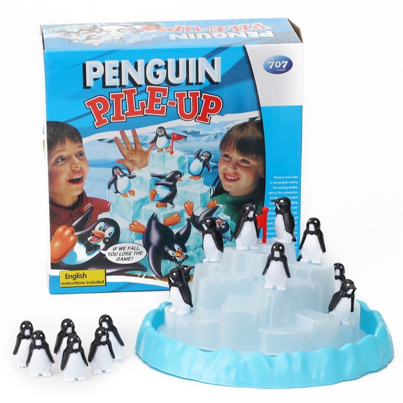Board Game Jenga - Juego de mesa de pingüinos apilables