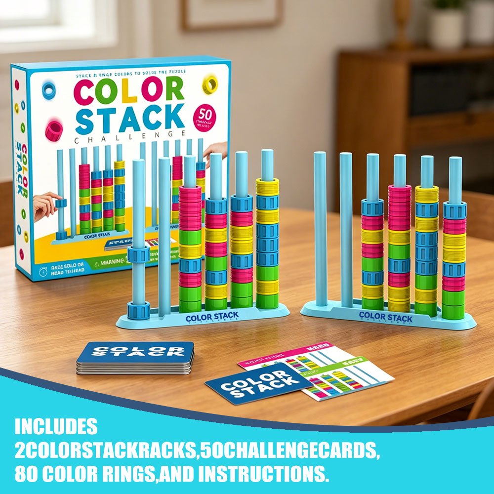 Board Game Strategi - Color Stack Challenge, un juego de