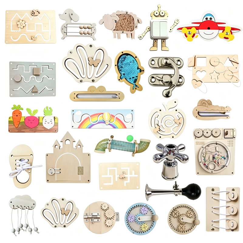 Board Game Ideas - Tablero ocupado para niños, accesorios de