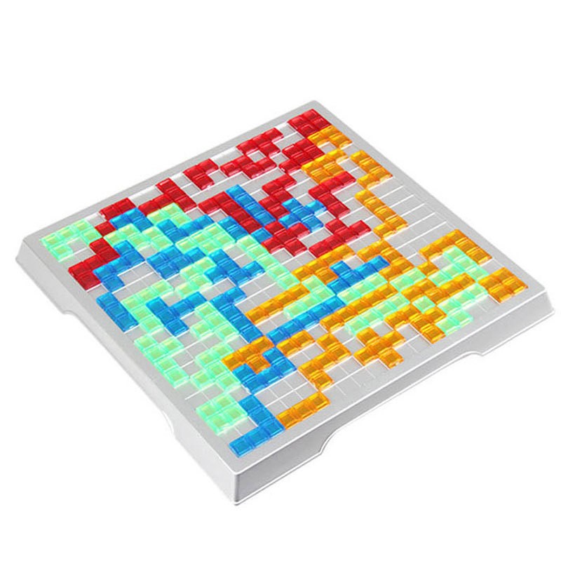 Board Game English For Kids - Rompecabezas intelectual, juego de mesa Blokus,