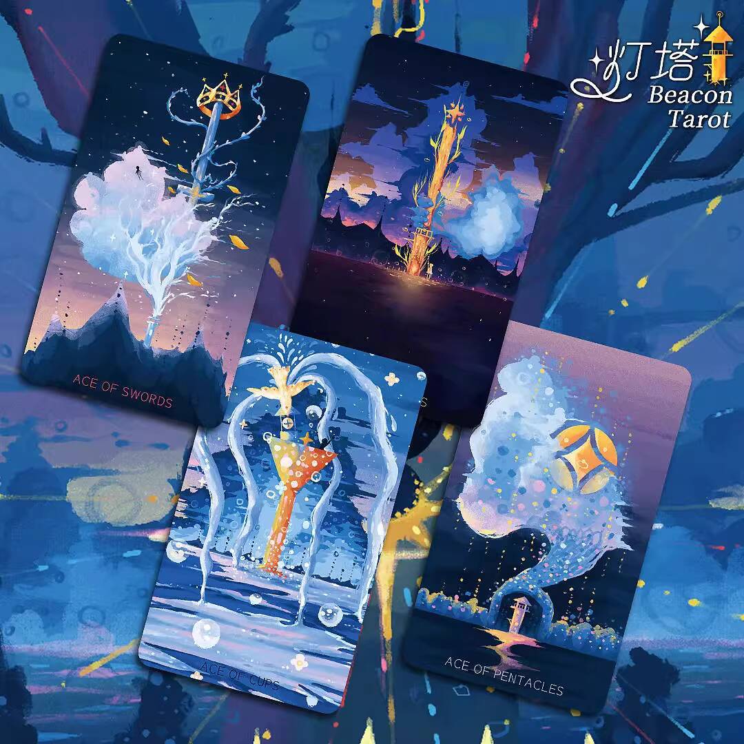 Board Game Queen - Nuevas cartas de Tarot de faro,