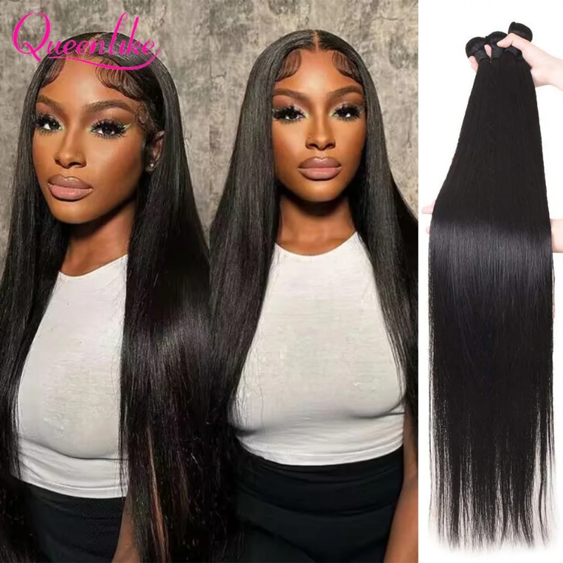Board Game Queen - Extensiones de cabello humano liso Queenlike