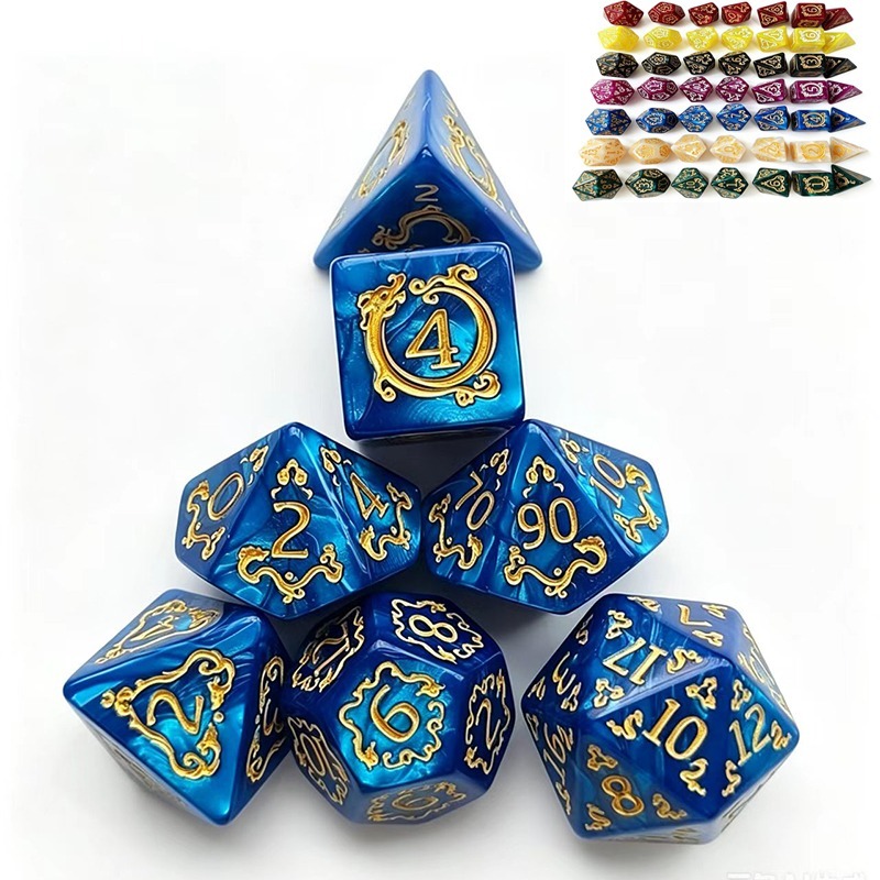 Juego de dados poliédricos con - Board Game Dnd reseña y precio