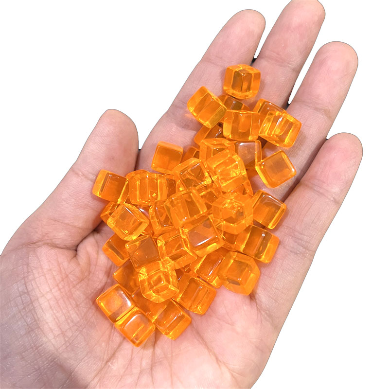 100 unids/set 8mm cubo transpa - Board Game Verdant reseña y precio