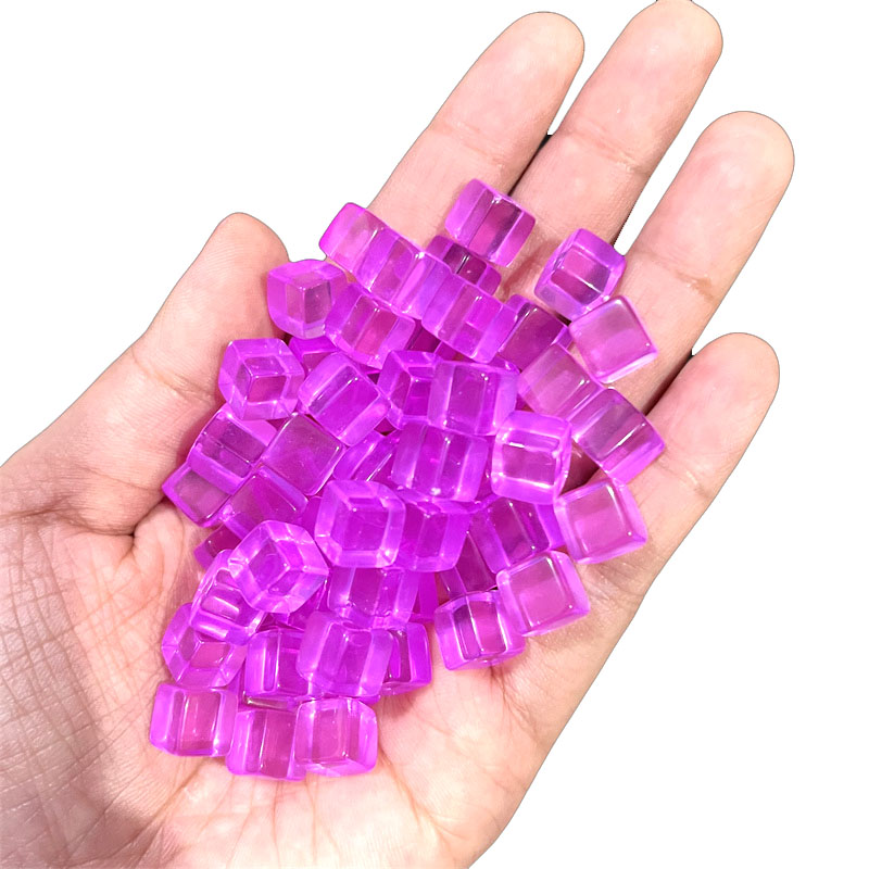 100 unids/set 8mm cubo transpa - Board Game Verdant reseña y precio