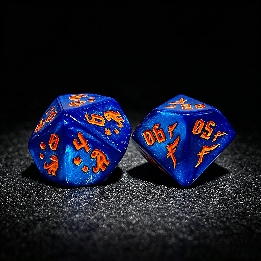 Juego de dados con grabado de  - Board Game Dnd reseña y precio