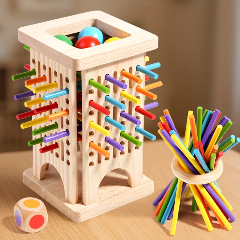 Juego de mesa de madera Montes - Board Game Name reseña y precio