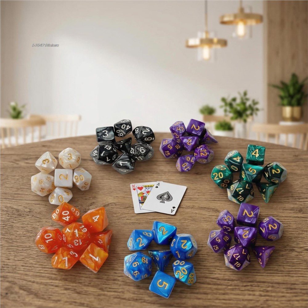 Juego de 7 dados para juegos d - Board Game Verdant reseña y precio