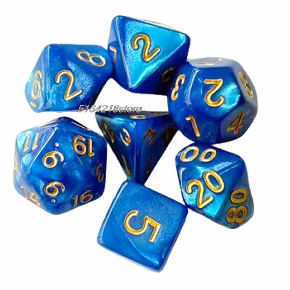 Juego de 7 dados para juegos d - Board Game Verdant reseña y precio