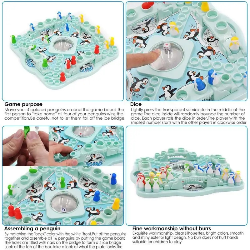 Pingüino multijugador, juegos  - Board Game Dnd reseña y precio
