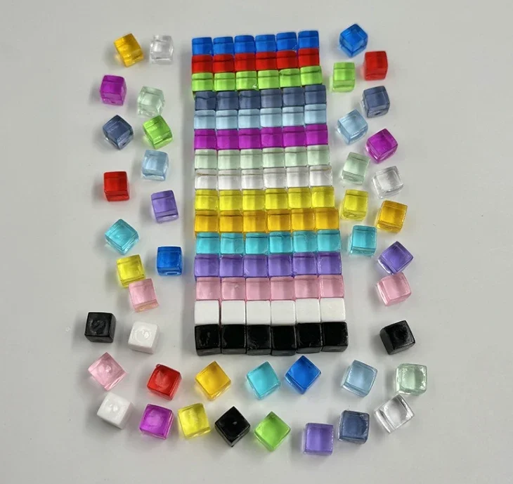 100 Uds cubo colorido cristali - Board Game Dnd reseña y precio